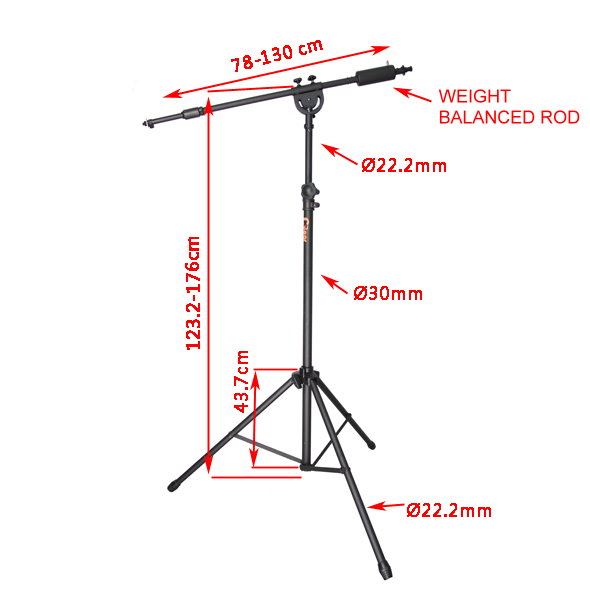 K-100-2 Boom Microphone Stand
